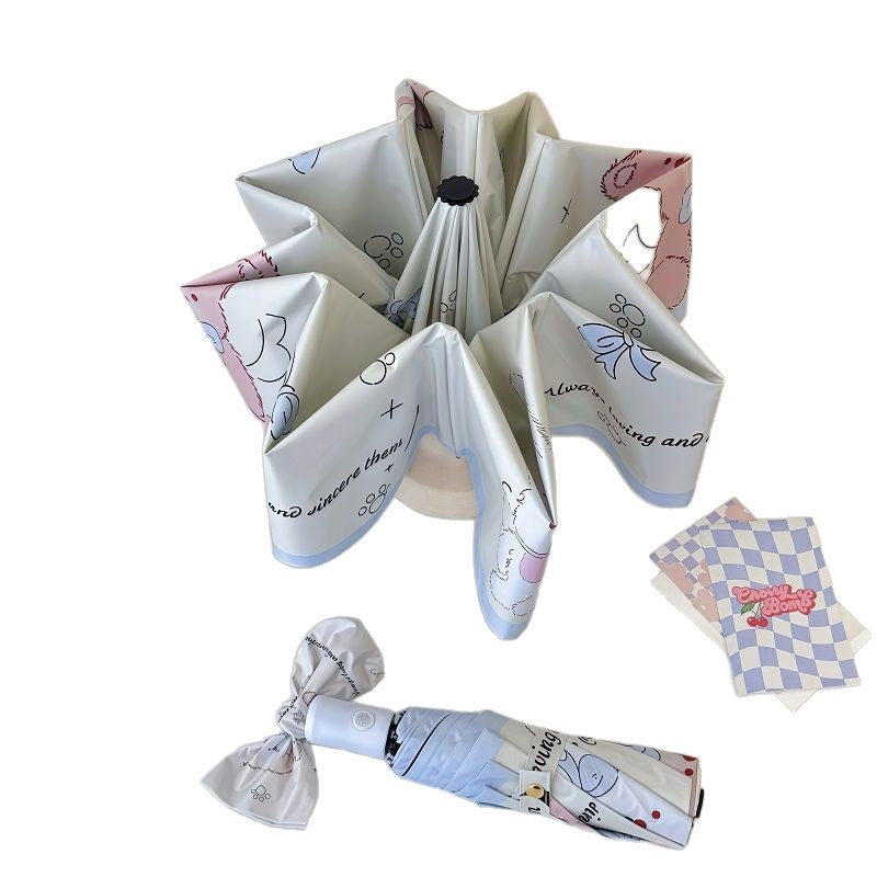 Women's Folding Umbrella Bowlift
