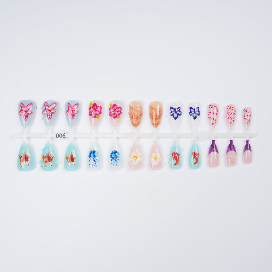 Elegant Artificial Nail Design Bowlift