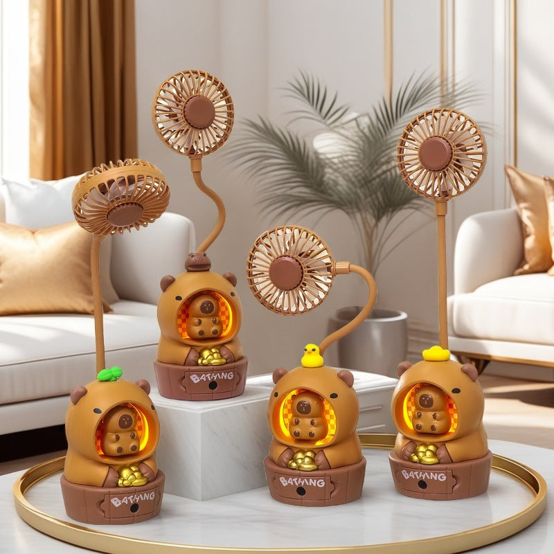 Ladies Stylish Table Fan in Creative Bear Design Bowlift