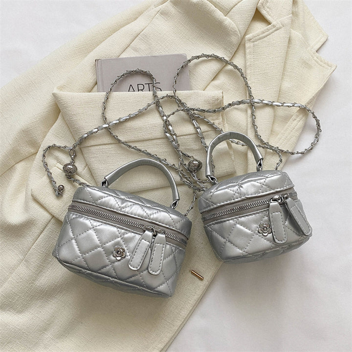 Quilted Mini Crossbody Handbag Bowlift