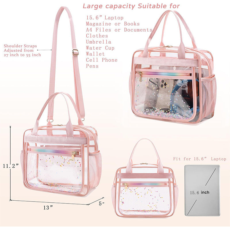 Transparent Multifunctional Carrying Bag Bowlift