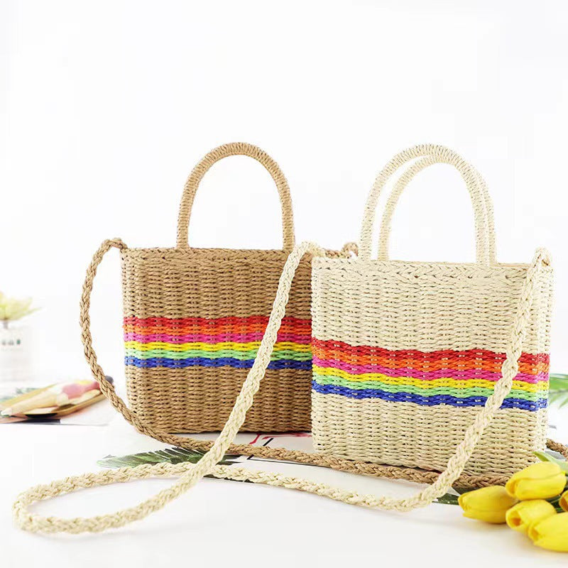 Beach bag with Colorful Accents Bowlift