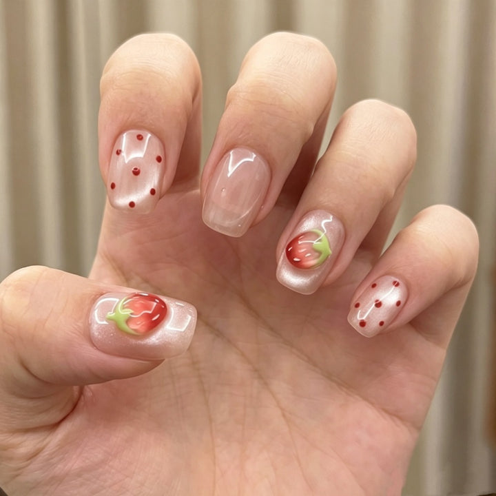 Artistic Floral Press-On Nails Bowlift 1787395011