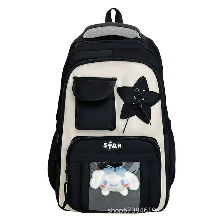 Cute Character Design School Backpack Bowlift