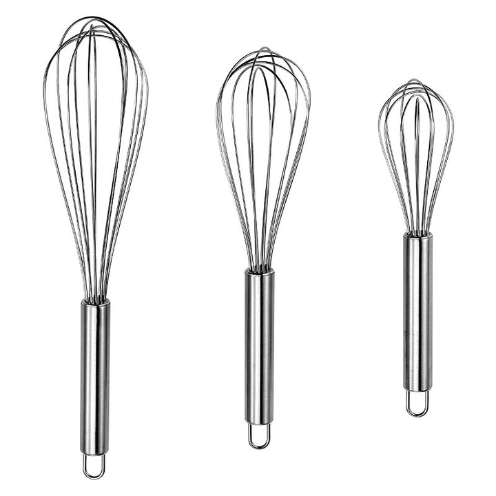 High-quality stainless steel kitchen whisk with ergonomic handle Bowlift