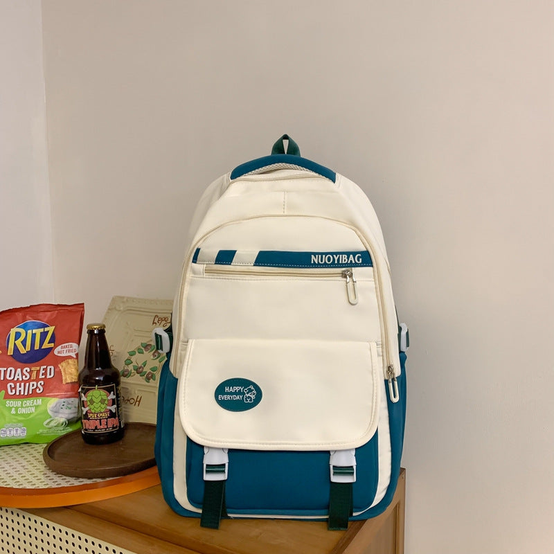 Multi-Compartment Casual School Backpack Bowlift