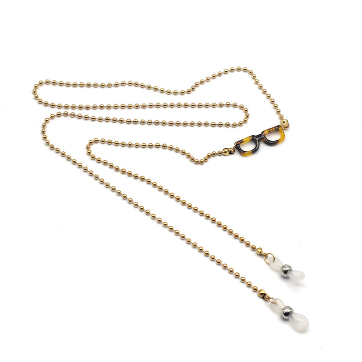 Adjustable Silver Eyewear Chain Bowlift