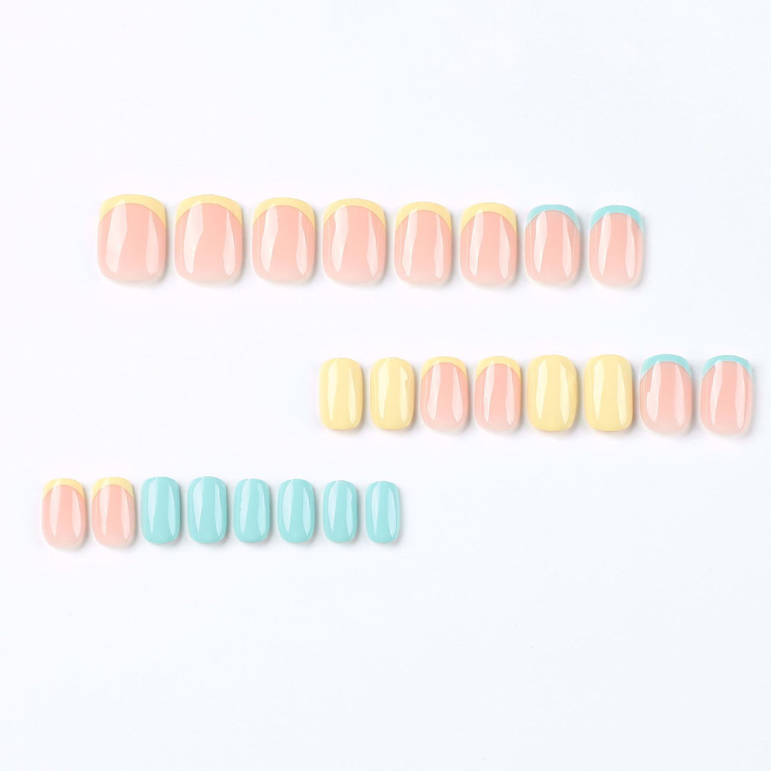 Artful Nail Art with Colorful Tips Bowlift