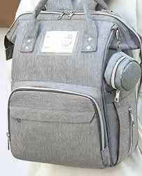 Multi-Compartment Functional Diaper Backpack Bowlift