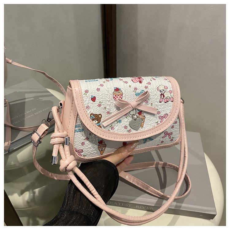 Adorable Bow-Embellished Crossbody Bag Bowlift