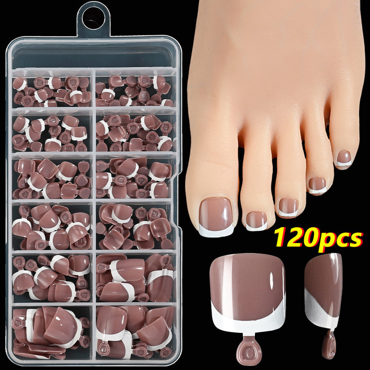 Premium French Tip Toenail Art Set Bowlift