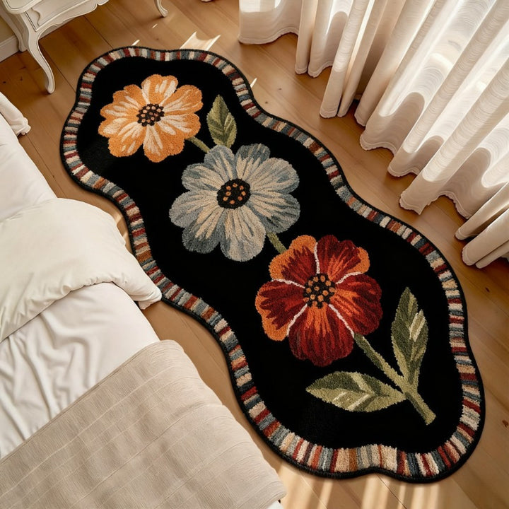 Floral Design Runner Rug