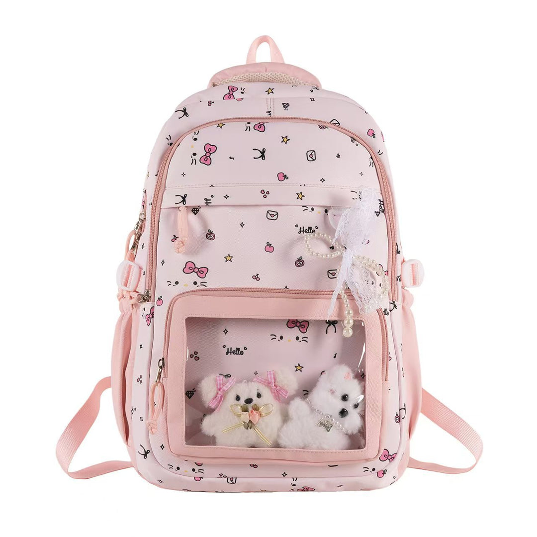 Interactive Plush Companion Backpack Bowlift