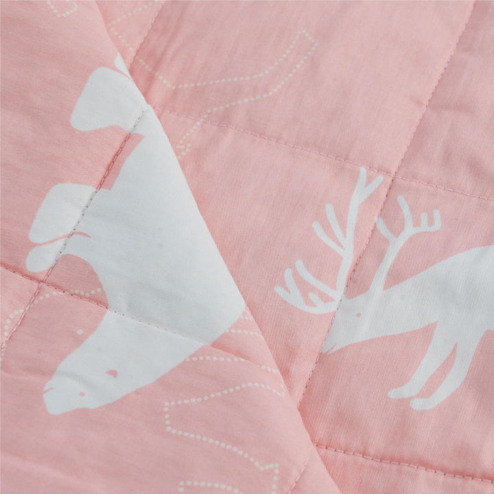 Women Plush Blanket with Animal Motif Bowlift