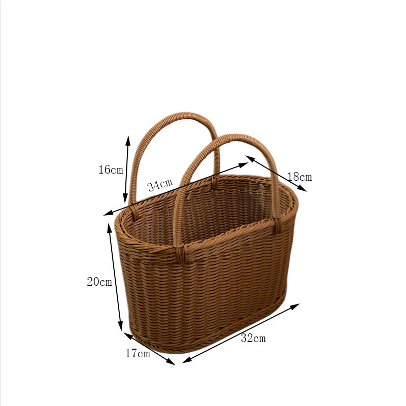 Woven Storage Basket Bowlift