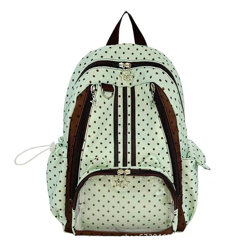 Girls Playful Polka Dot Backpack Bowlift