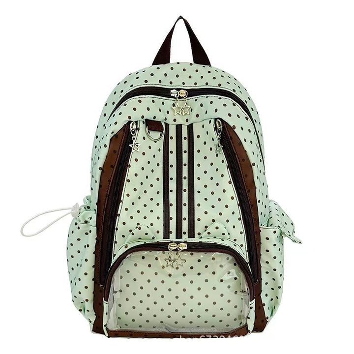 Girls Playful Polka Dot Backpack Bowlift