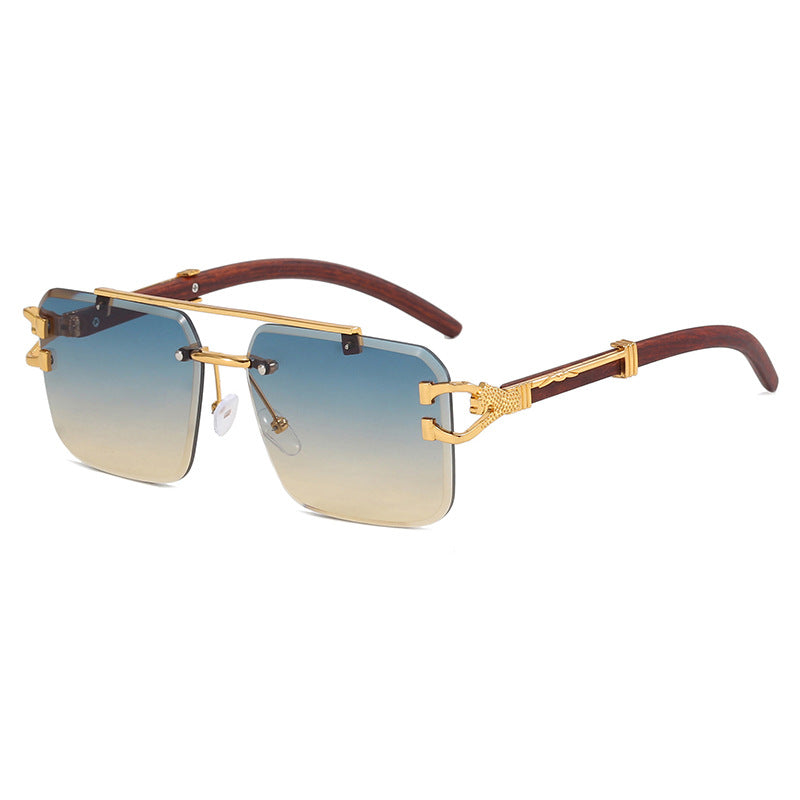 Women's fashionable glasses with innovative frame and luxurious wood detail Bowlift