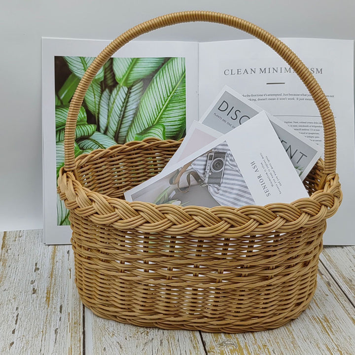 Handwoven Utility Basket Bowlift