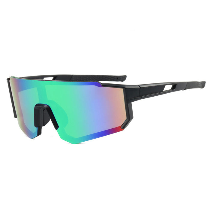 Women's sporty sunglasses in a futuristic design with a wide field of view Bowlift