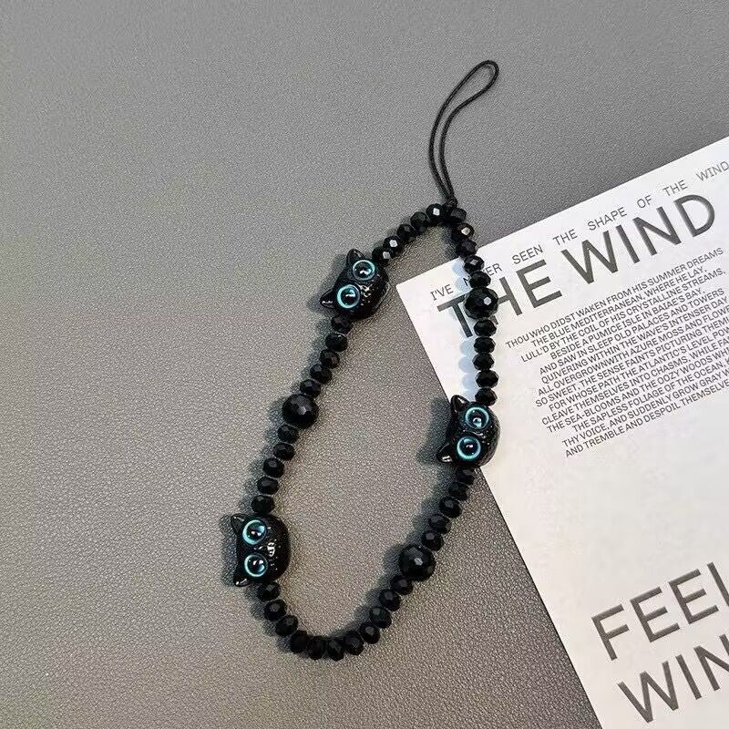 Decorative Beaded Charm Phone Strap Bowlift