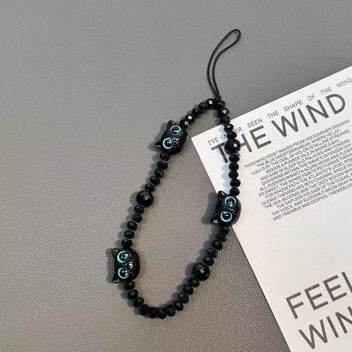 Decorative Beaded Charm Phone Strap Bowlift