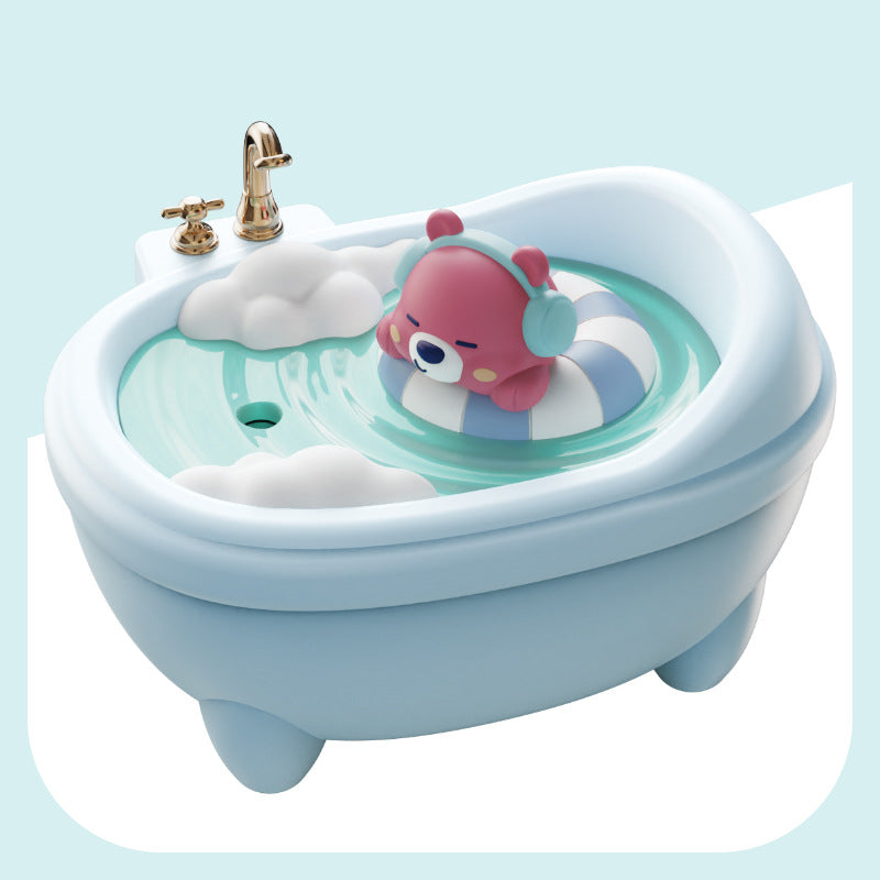 Cute Bath Time Playset Bowlift