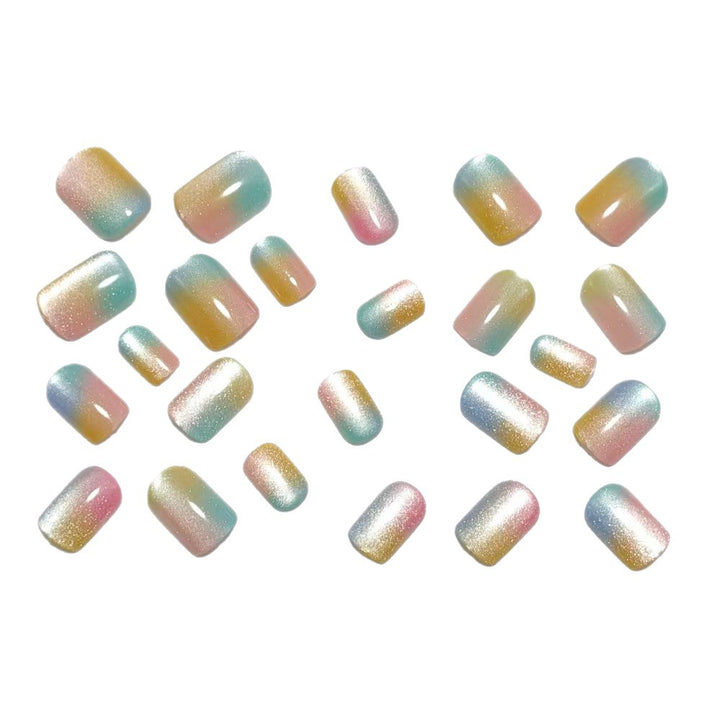Ombre Artificial Nails Bowlift