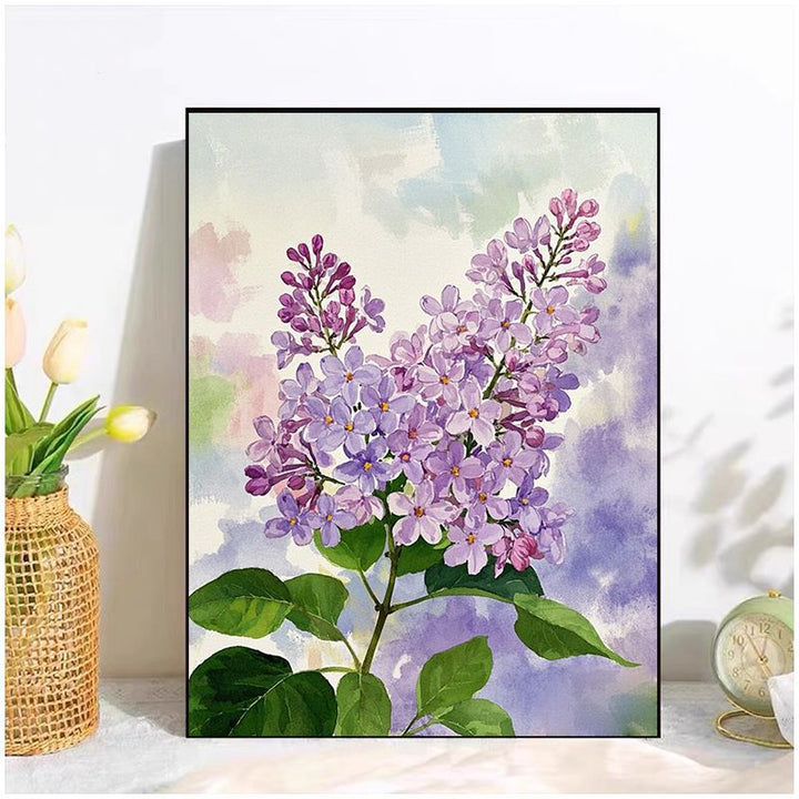Floral Watercolor Canvas Art Print Bowlift