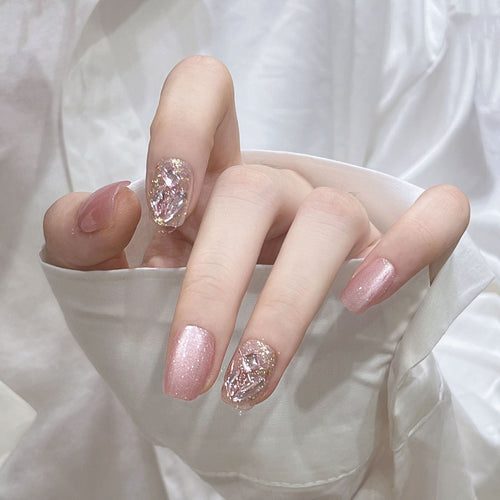 Floral Design Press-On Nails Bowlift