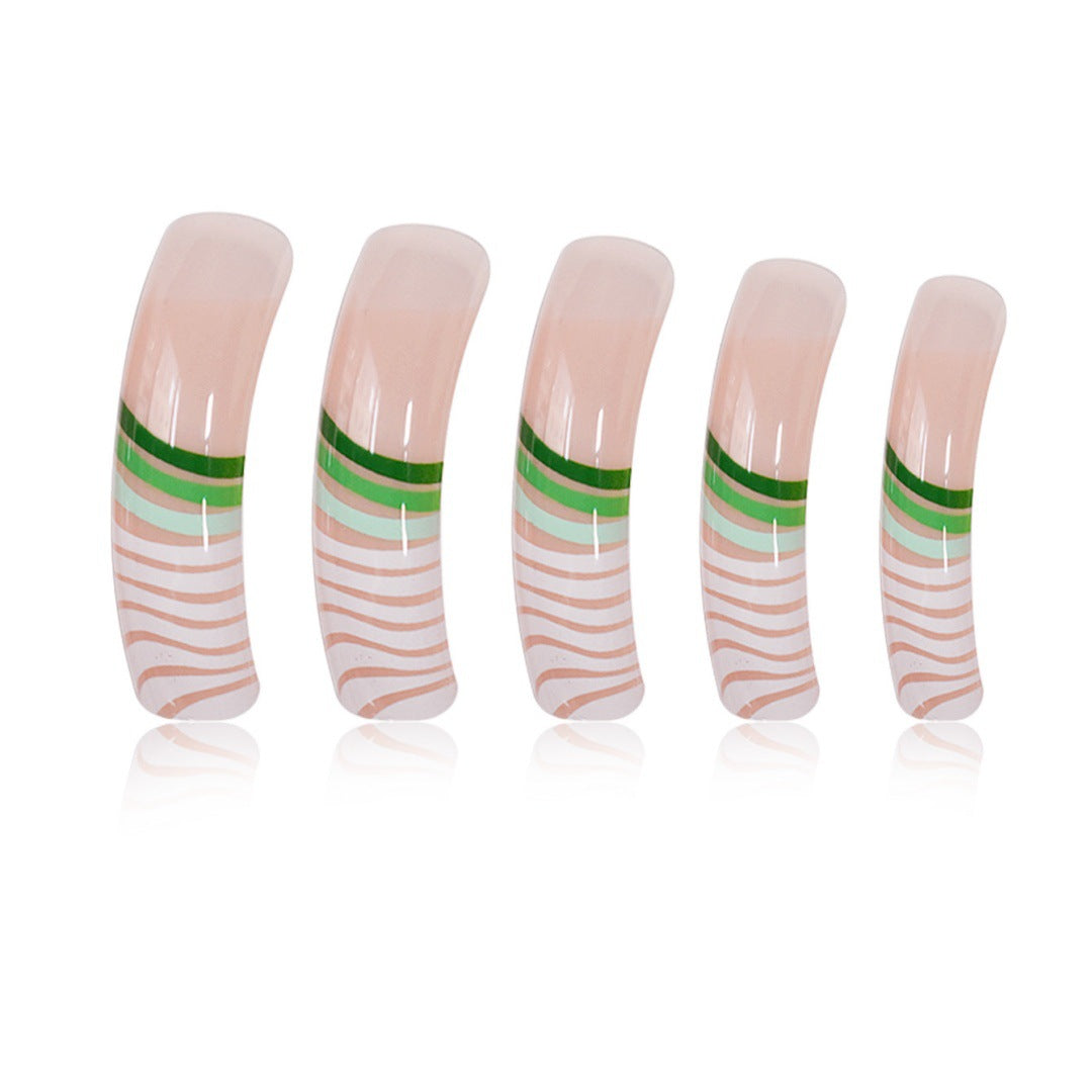 Artistic Stiletto Press-On Nail Extensions Bowlift