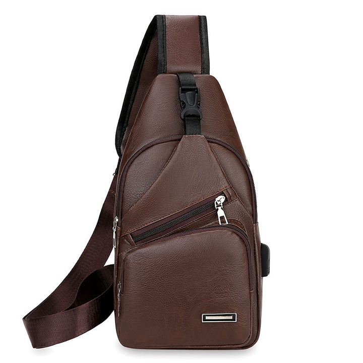 Multi-Compartment Stylish Sling Bag Bowlift
