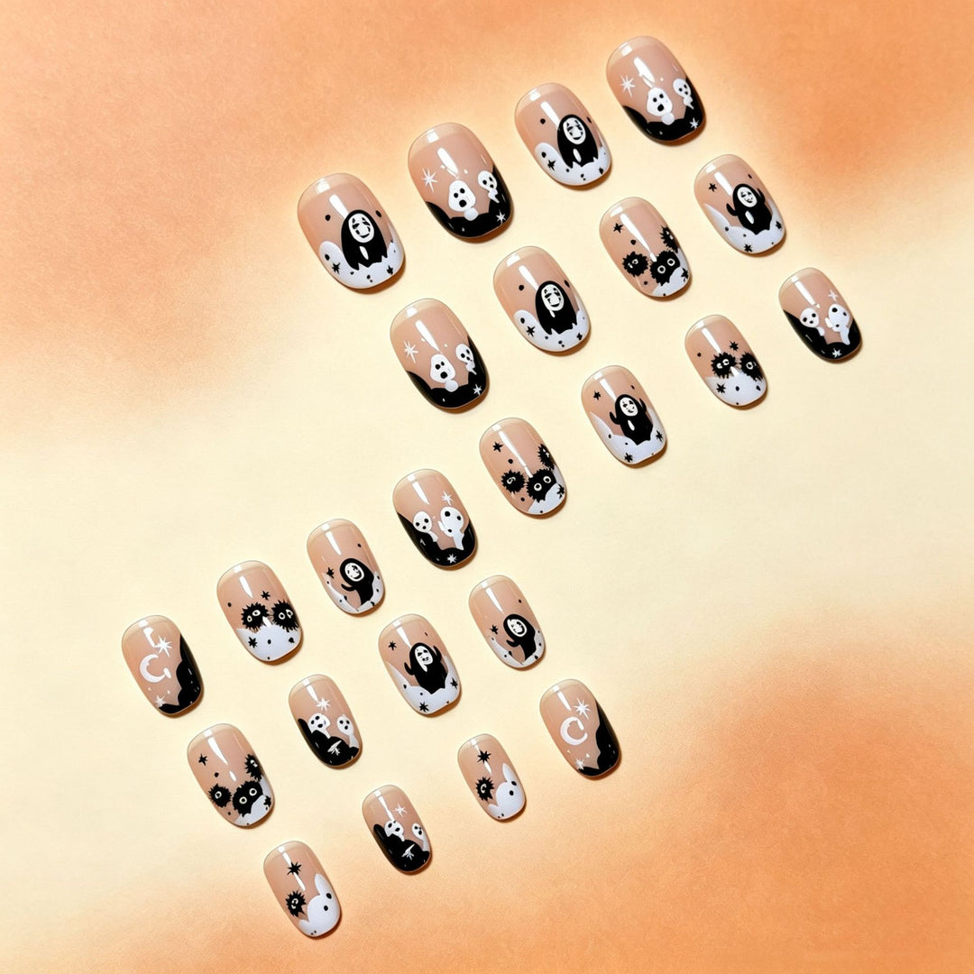 Halloween-Themed Fun Press-On Nail Art Bowlift