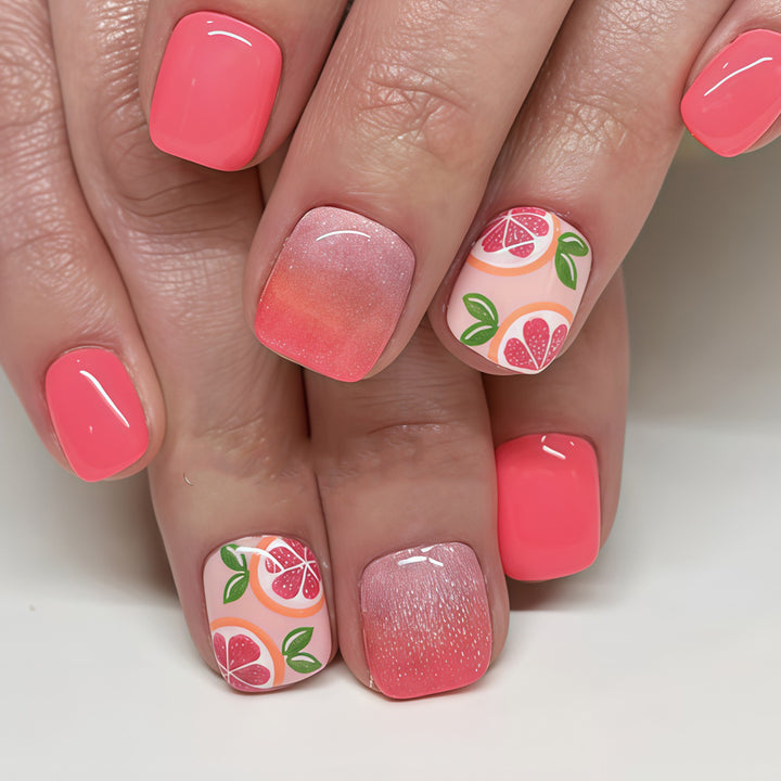 Seasonal Themed Press-On Nail Art Set Bowlift