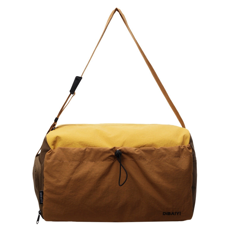 Sporty Shoulder Bag With Versatile Compartment Design Bowlift
