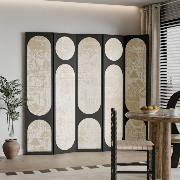 Artistic Floral Room Divider Bowlift