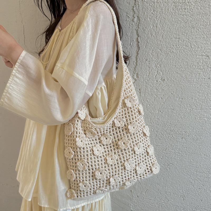 Structured Crochet Handbag Bowlift