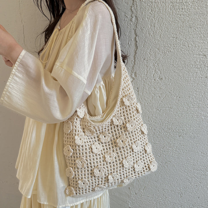 Structured Crochet Handbag Bowlift