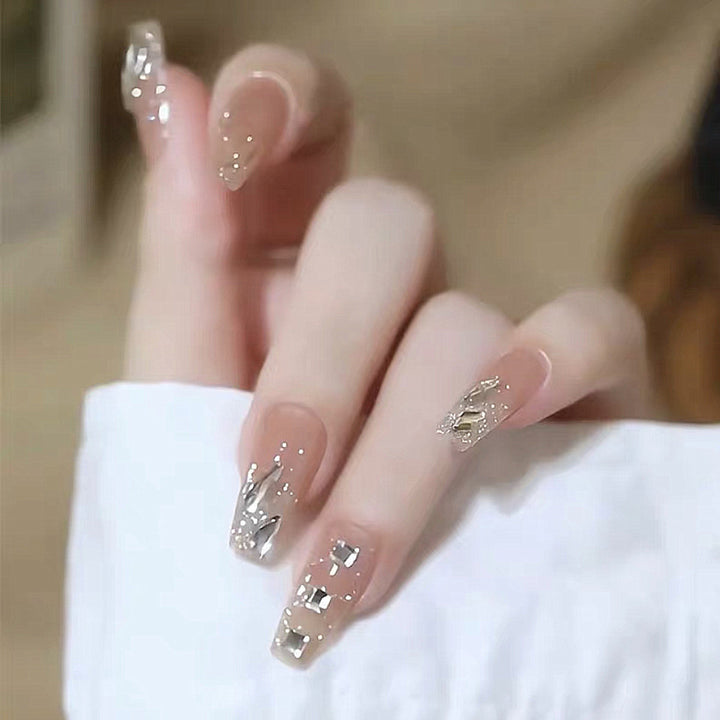 Festive Holiday Themed Press-On Nail Art Bowlift