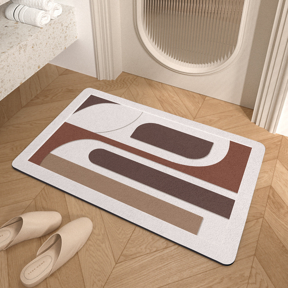 Modern Abstract Bath Mat Bowlift