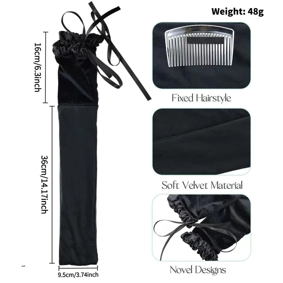 Elegant Satin Hair Wrap