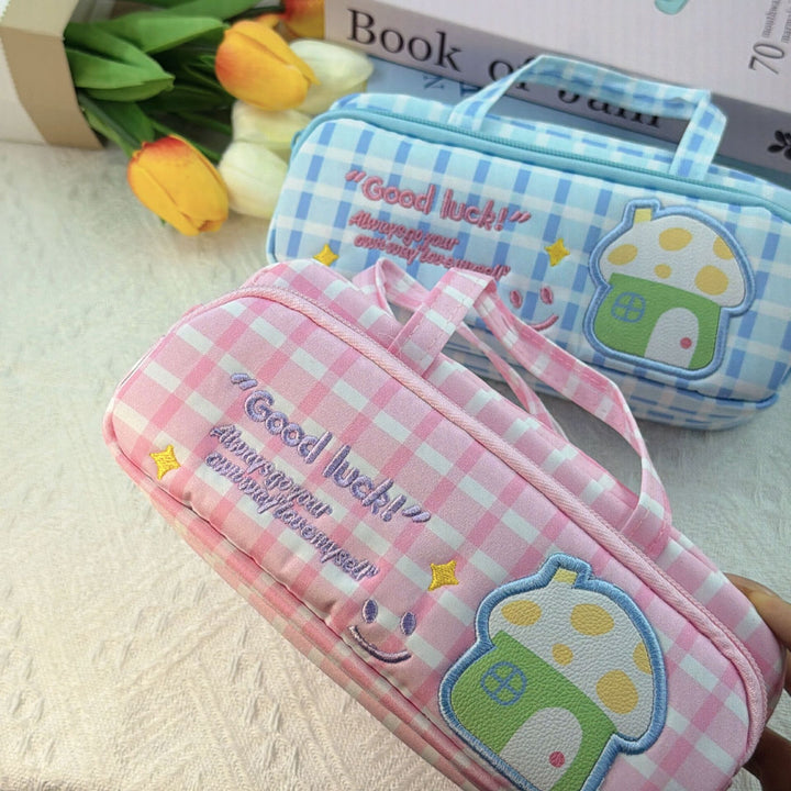 Fun Themed Multi-Pocket Pencil Case Bowlift