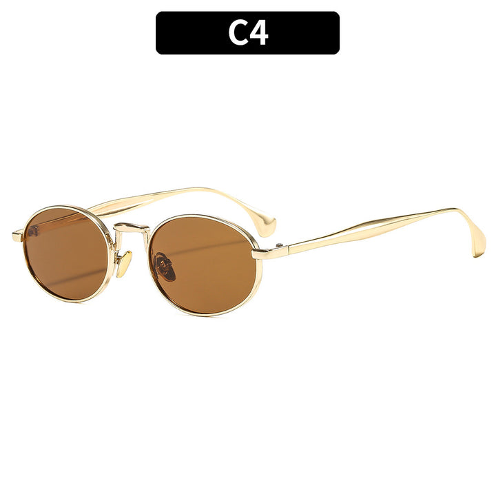 Vintage Round Frame Sunglasses
