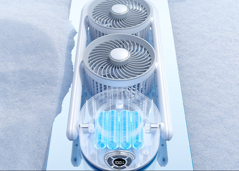 Ladies Portable Double Fan Bowlift
