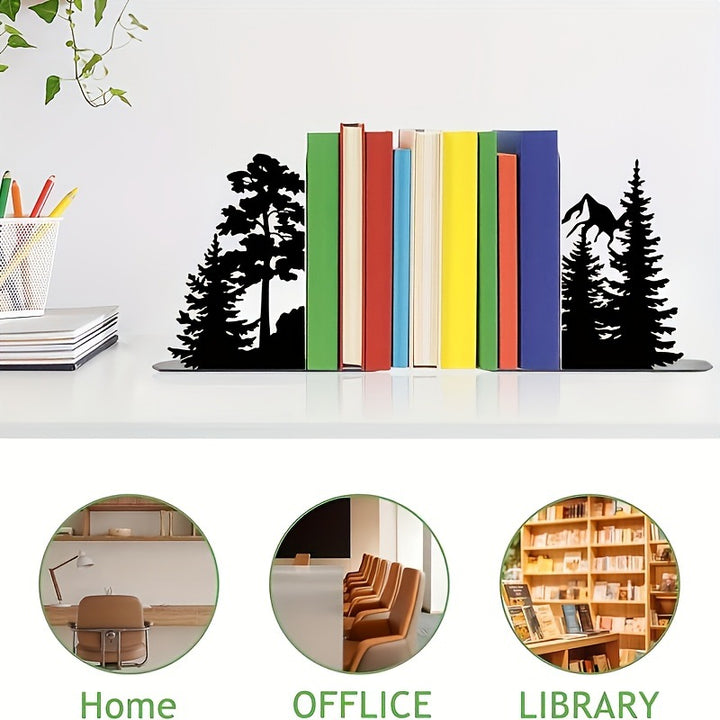Artistic Landscape Bookends