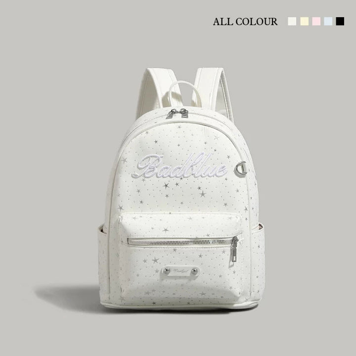 Star-Embellished Mini Backpack Bowlift