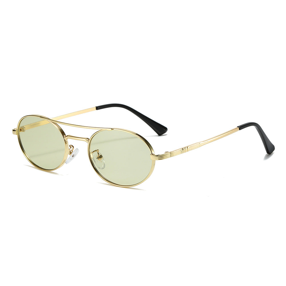 Women's Fashion Oval Sunglasses in Minimalist Design Bowlift