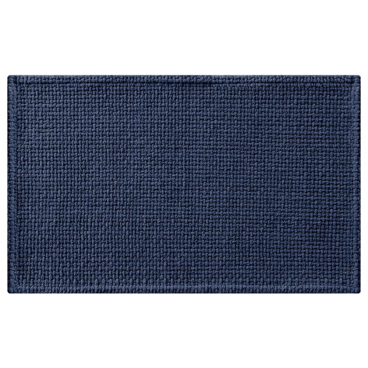 Textured Natural Fiber Bath Mat Bowlift