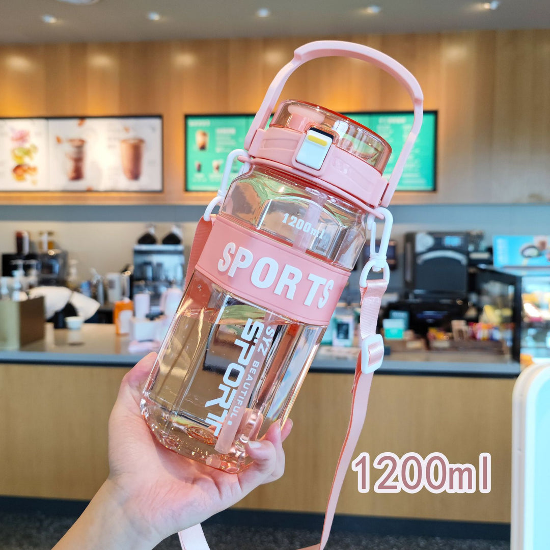 Women's Sport Water Bottle with Practical Carrying System Bowlift