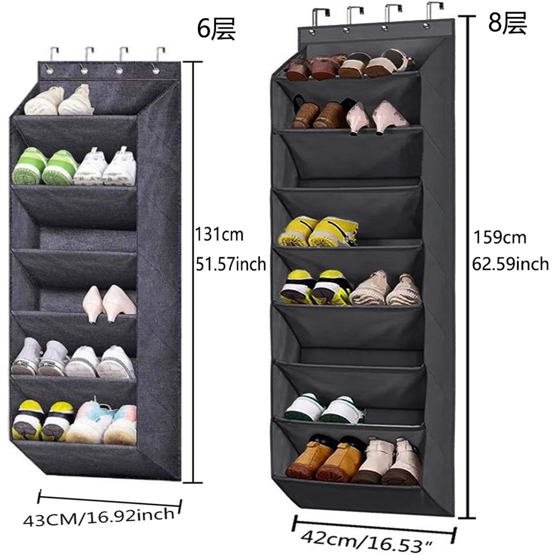 Vertical Hanging Shoe Organizer